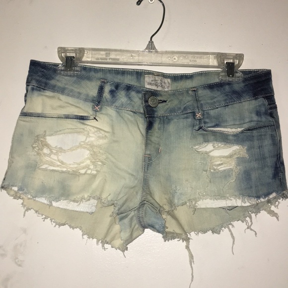 Aeropostale Pants - Aeropostale Ripped Jean Shorts